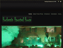 Tablet Screenshot of hockessinhauntedhouse.org